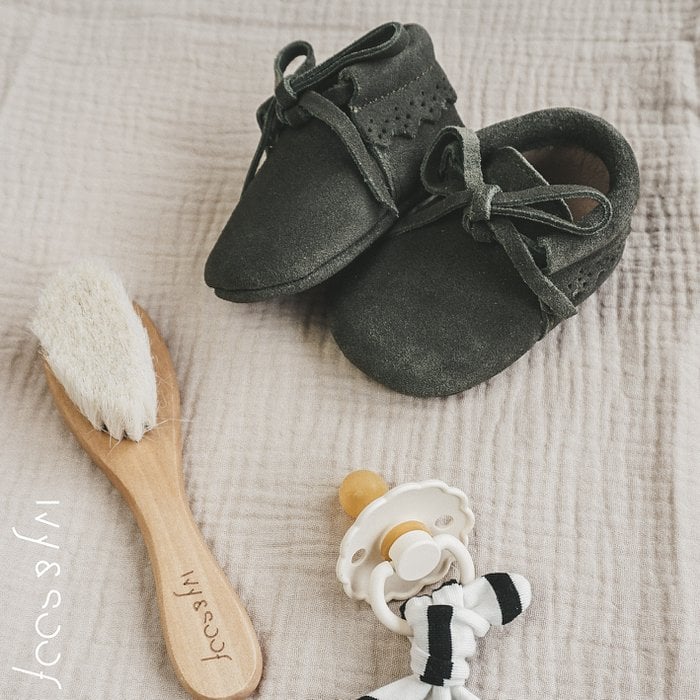 Suède babyschoentjes
