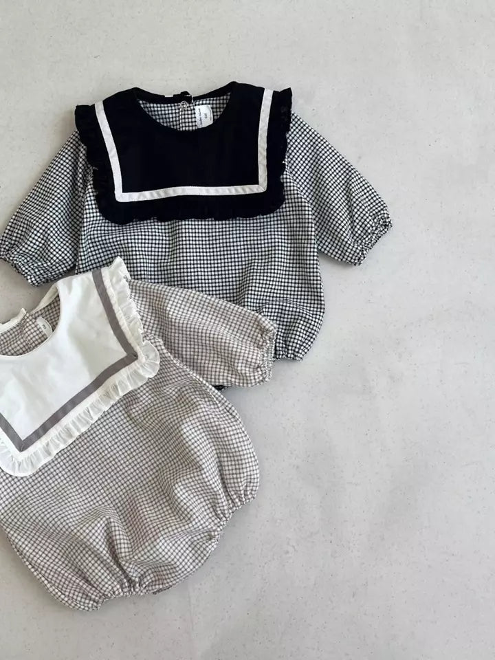 Sailor blouse romper