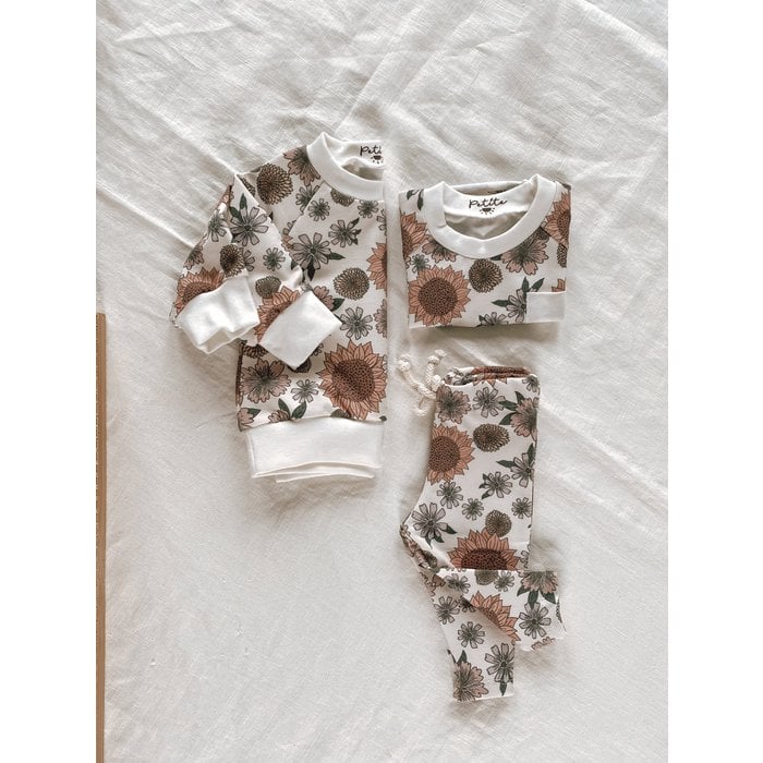 Sweater Flowers met haarband
