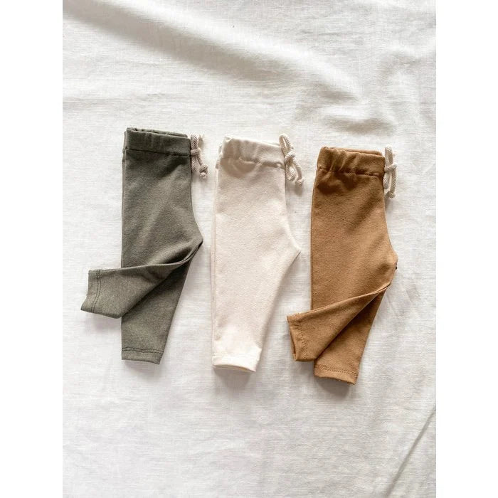 Legging katoen_ karamel