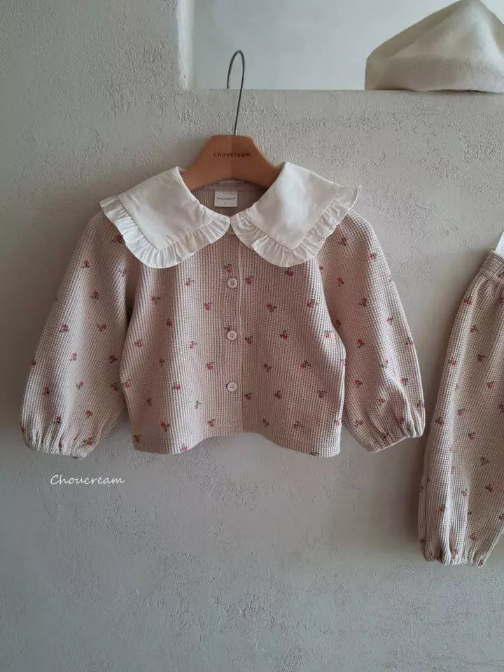 Romantisch setje flowers vintage *Choucream*