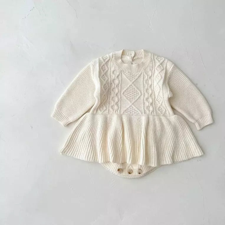 Knitted babydress