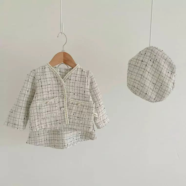 Baby chanelpakje crème/zwart: allerlaatste stuks!