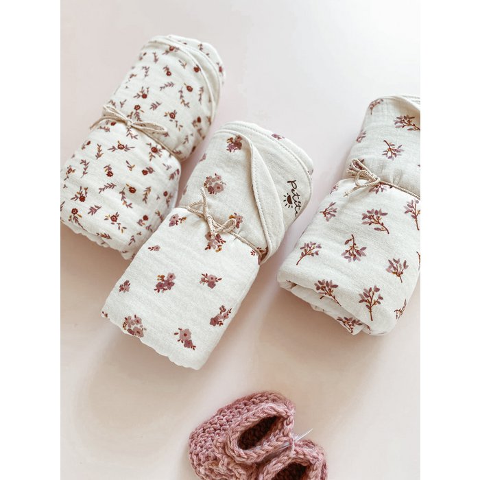 Gepersonaliseerd Babydeken *vintage* rose
