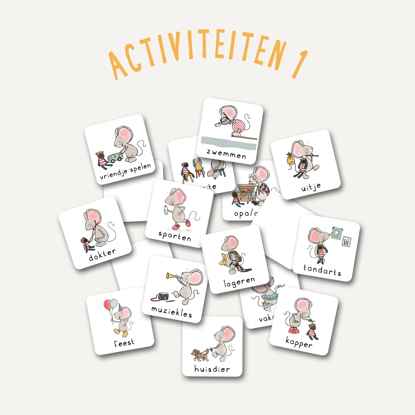 Magneten ActiviteitenA - Thuis bij Muis