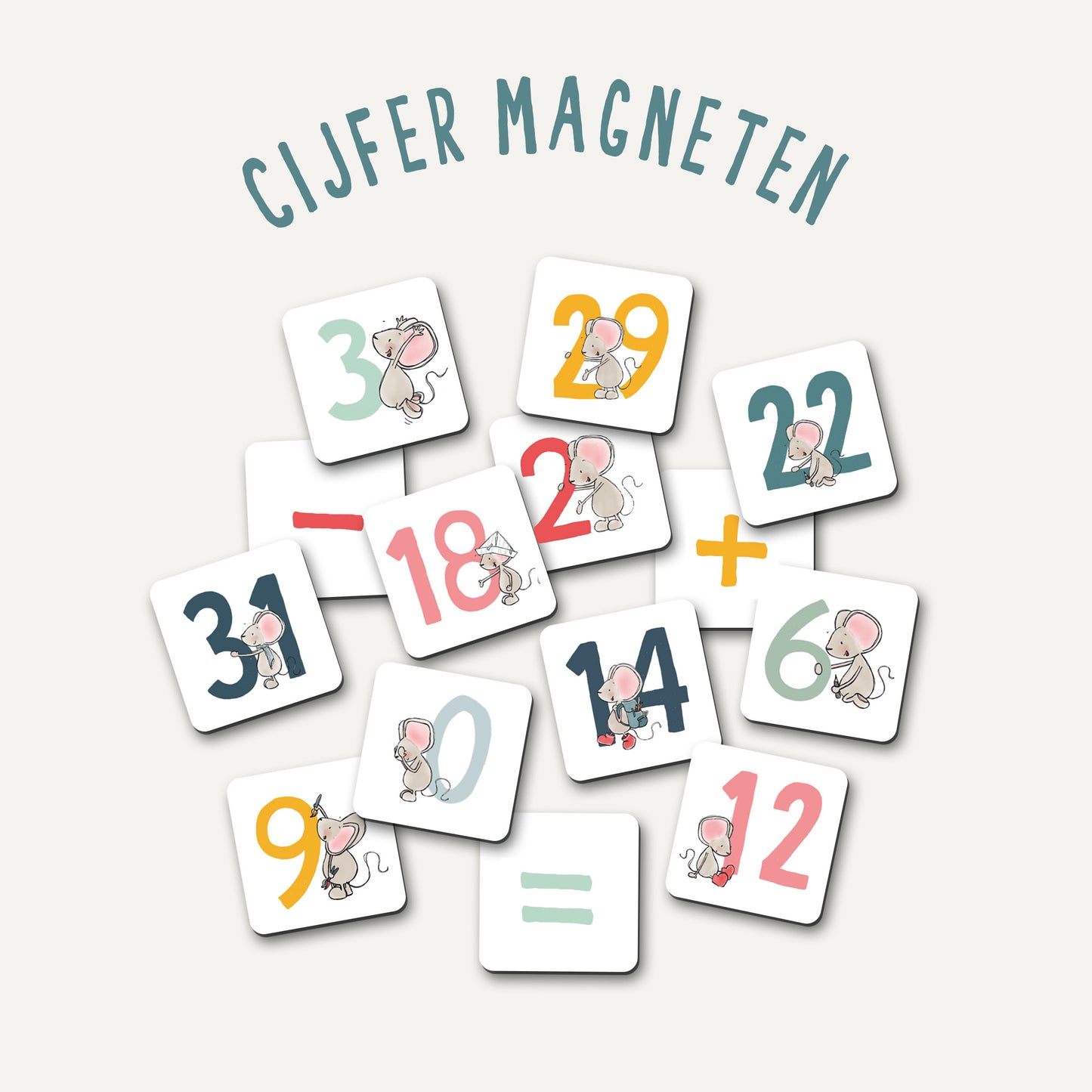 Cijfer Magneten - Thuis bij Muis