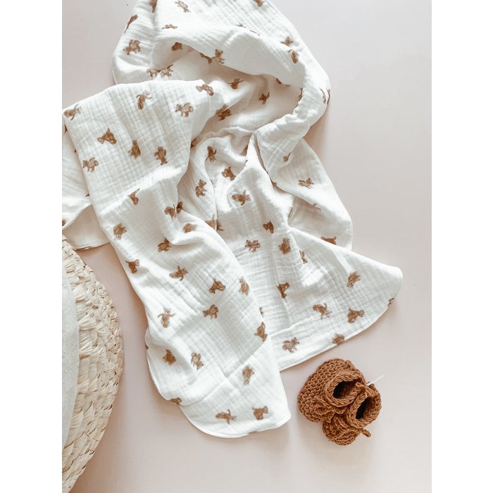 Gepersonaliseerd Zacht Babydeken Teddybeer