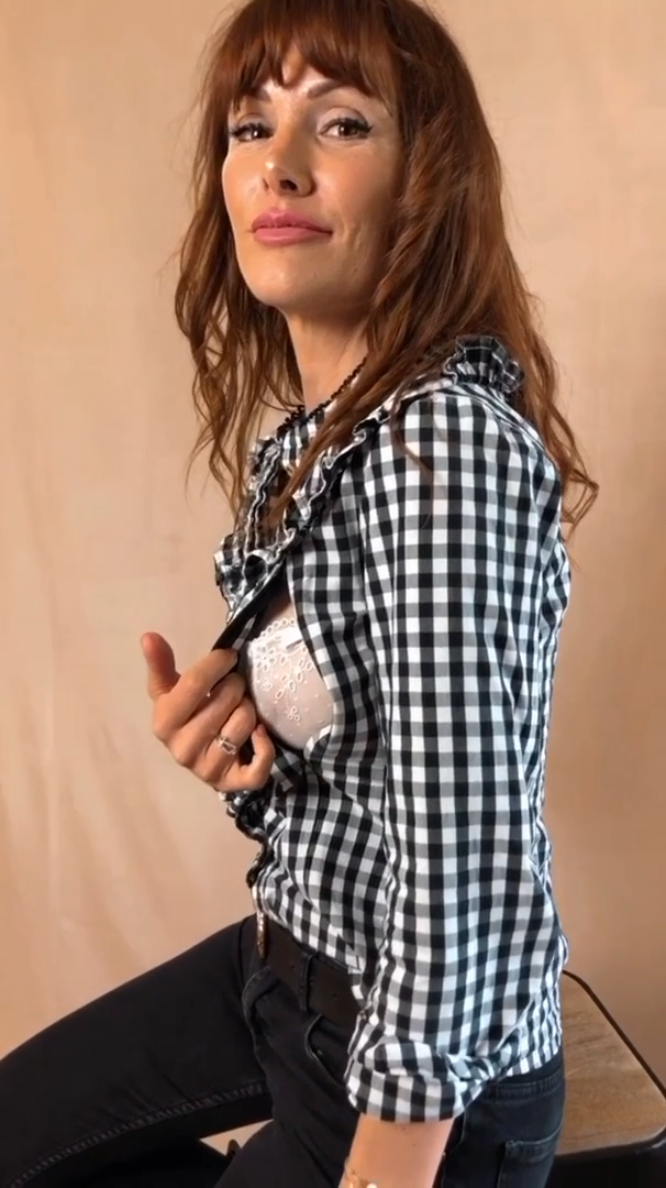 You & Milk - Vichy borstvoedingsblouse