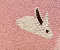 Knuffelzacht katoenen deken