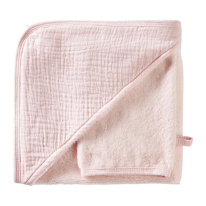 Bamboezachte bad cape met washandje *gepersonaliseerd*